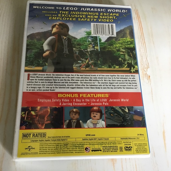 Lego Jurassic World The Indominus Escape DVD - Picture 3 of 3